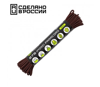 Паракорд 275 мини CORD nylon 10м bordo