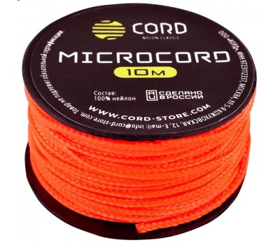 Микрокорд CORD катушка 10м (neon orange)
