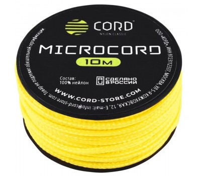 Микрокорд CORD катушка 10м (neon yellow)