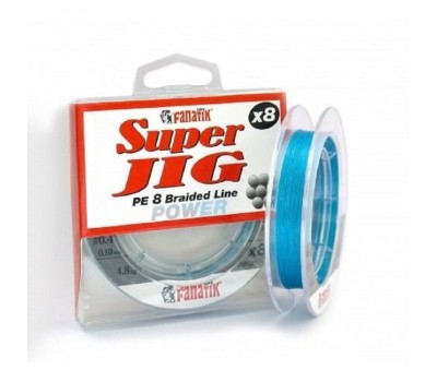 Шнур FANATIK Super Jig PE X8  75m 0.4/0.10mm Blue