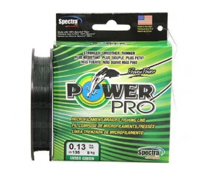 шнур Power Pro зеленый 0,12mm  135m 100м (Китай)
