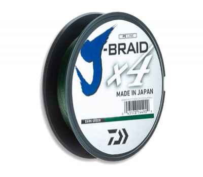 Шнур Daiwa J-Braid x4 0.13мм 5.9кг 135м Dark Green