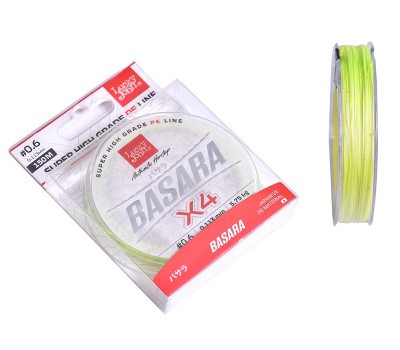 Леска плетеная Lucky John BASARA Light Green 150/011