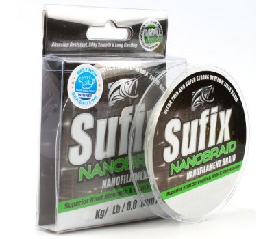 Шнур Sufix Nano Braid 135m 0.06mm/7lb/3.3kg/Aqua Camo