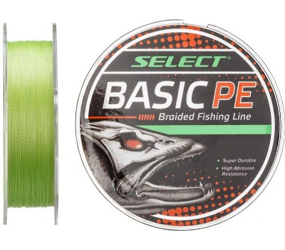 Шнур Select Basic PE 100m (салат.) 0.08mm 8LB/4kg
