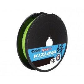 Шнур Owner Kizuna Broad PEx8 135м 0.10мм 4.1кг Chartreuse