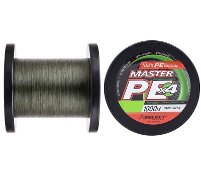 Шнур Select Master PE 1000m (темн.-зел.) 0.36mm 42kg