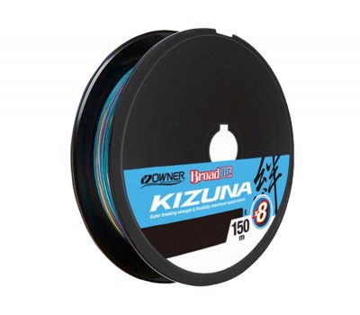 Шнур Owner Kizuna Broad PEx8 135м 0.15мм 8.2кг Chartreuse