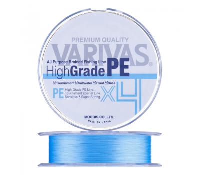 Шнур Varivas High Grade PE X4 Water Blue 150m #1,5