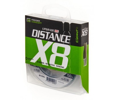 Леска плет. Feeder Concept Distance х8 BRAID Dark Green 150/018
