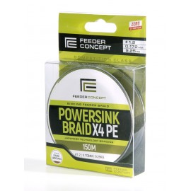 Леска плет. Feeder Concept POWERSINK Dark Brown 150/017