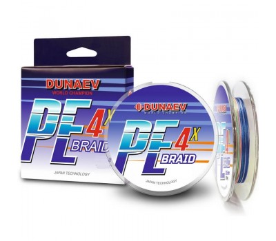 Шнур Dunaev Braid PEx4 150m 0.18mm Multicolor