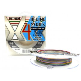 Плетеный шнур HITFISH X4 Jigging series  #0.6; 0.128 mm; ...