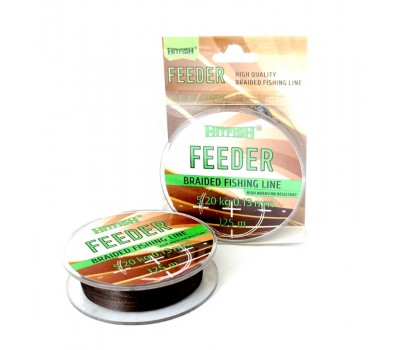 Шнур HITFISH FEEDER BRAID 4X 125 m (Brown) 0.17mm/7.00 kg