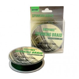 Шнур HITFISH SPINNING BRAID 4X 125 m (dark green) 0.20mm/11,05 kg