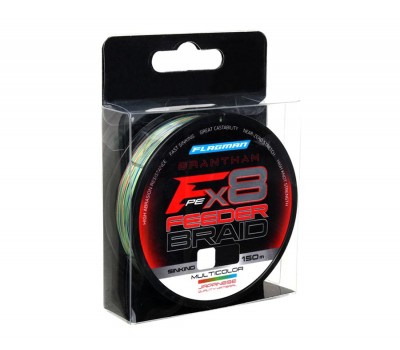 FLAGMAN Шнур Grantham Sinking Feeder Braid X8 150м Multicolor 0,10мм 4,5кг