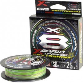 Шнур YGK X-Braid Upgrade X8 Pentagram 150m #0.8-16lb