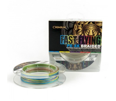 Шнур Caiman Fast flying 4PE 0,08 мм 150 м Multicolor 225501