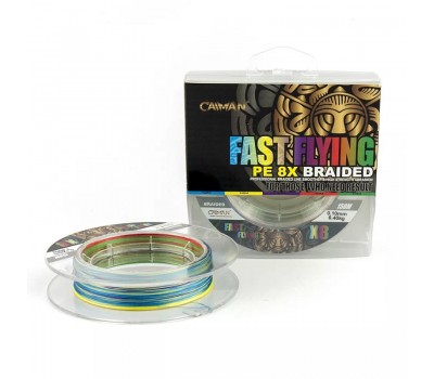 Шнур Caiman Fast flying 8PE 0,10 мм 150 м Multicolor 225510