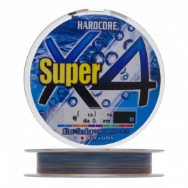 Шнур Duel PE Hardcore Super X4 200m 5Color №0.6 5.4kg