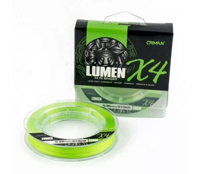 Шнур Caiman Lumen 100м 0,35мм  зеленый
