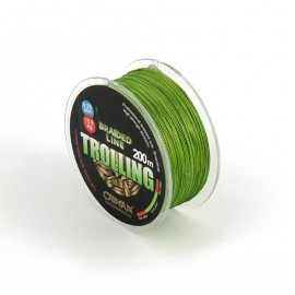 Шнур Caiman Trolling 200м 0,30мм #3.5 зеленый 185529