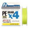 Шнур Nautilus Braid X4 Fluoro Yell...