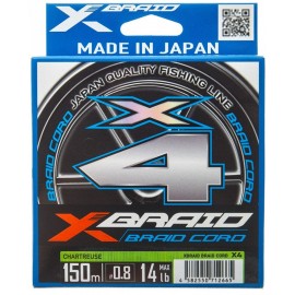 Плетёный шнур YGK X-Braid Braid Cord X4 #0.3/6lb 150m