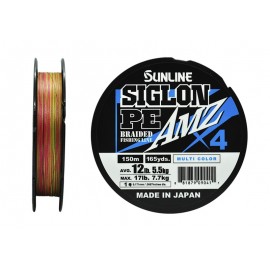 Плетёный шнур Sunline SIGLON PEx4 AMZ #1.0/12lb 150m Mult...