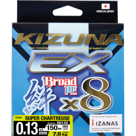 OWNER Шнур Kizuna EX X8 Broad PE super chartreuse 150м 0,...