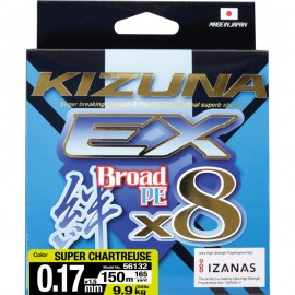 OWNER Шнур Kizuna EX X8 Broad PE super chartreuse 150м 0,...