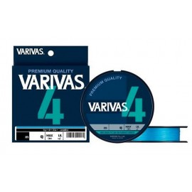 Шнур плетенный VARIVAS 4 Water Blue #1.0 8.15kg 200m Blue 120618