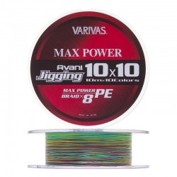 Шнур плетенный VARIVAS Avani Jigging 10x10 MAX PE x8 #0.8 16.7lb 200m Multicolor 104564