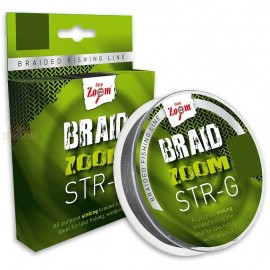 Braid Zoom STR-G braided  line (dark grey), 0,14, 5,4kg, ...