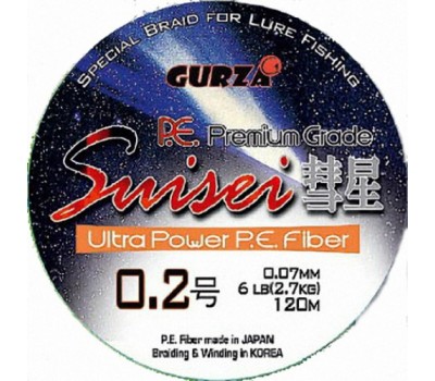 Плетеный шнур Gurza SUISEI 1,0/0,18 мм 120 м белый