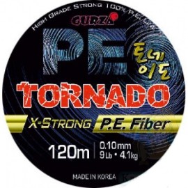 Плетеный шнур Gurza TORNADO 0,10 мм 120 м оливковый