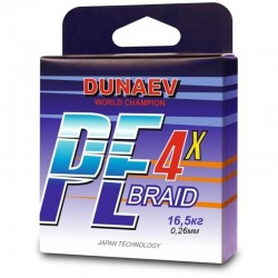 Шнур Dunaev Braid PEx4 150m 0.26mm
