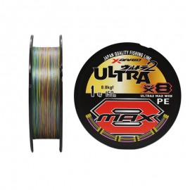 Плетёный шнур YGK X-Braid Ultra2 Max WX8 #1.0/20lb 150m