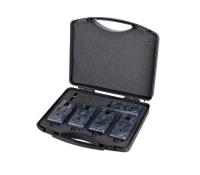 CARP PRO Набор сигнализаторов поклевки Flapper ST 4+1 электронный Camo