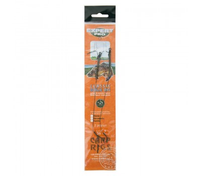 Поводок карповый для бойлев Classic 25lb size 6 кр.Kumho 2шт