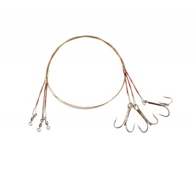 FLAGMAN Поводок Stainless Steel с тройником №4 X7 8кг 30см 3шт