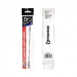 Поводок скрутка F-FISHING Wire Leader стальной 9кг 16см 0...