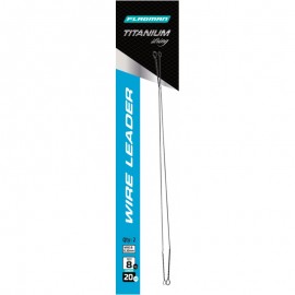 F-FISHING Поводок скрутка  Wire Leader Titan 8кг 20см 0,30мм  2шт