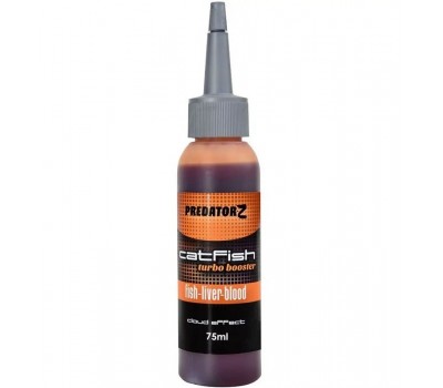 Catfish Turbo Booster 75ml Fish-liver-blood (флюо ликвид для сома - Рыба - Печень - Кровь)