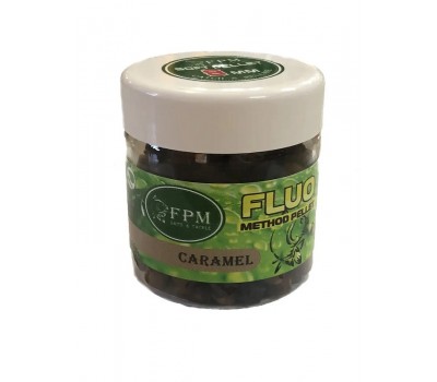 Soft Method Pellet Fluo FPM Baits® 8 mm 50 g в банке Caramel Карамель