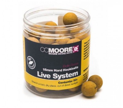 Бойлы CCMoore Live System Hard Hookbaits 15mm