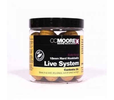 Бойлы CCMoore Live System Hard Hookbaits 18mm