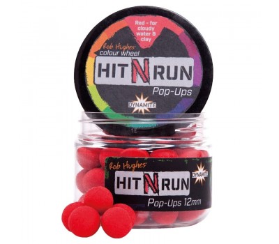 Бойлы Dynamite Baits Hit n Run Pop Up- RED 12 mm