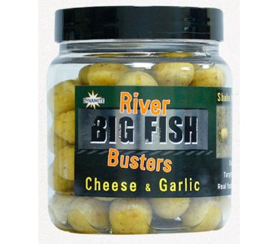 Мягкий насадочный пеллетс (хукбейт) Dynamite Baits Big Fish River Hookbaits Cheese & Garlic Busters 6 - DY1386