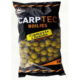 Бойлы тонущие DYNAMITE BAITS Carp-Tec Pineapple (Ананас) & Banana (Банан) 15mm - 1kg